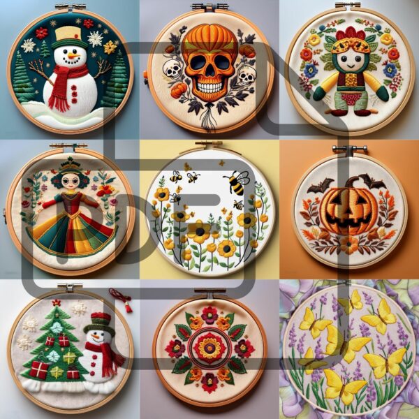 Creative embroidery idea for stitching by hand.