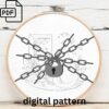 autumn cat embroidery hand embroidery pattern, autumn cat pattern, hand embroidery, hand embroidery pdf