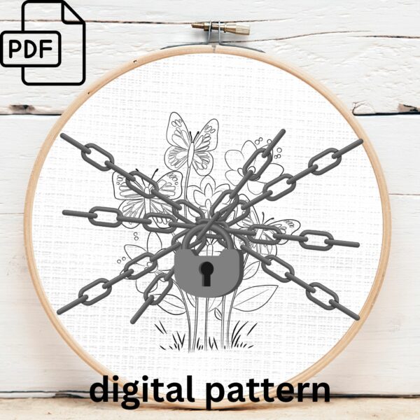 butterfly and floral embroidery hand embroidery pattern, butterfly and floral pattern, hand embroidery, hand embroidery pdf