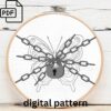 colorful butterfly hand embroidery pattern, colorful butterfly pattern, hand embroidery, hand embroidery pdf
