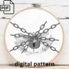 dragonfly and floral hand embroidery pattern, dragonfly and floral pattern, hand embroidery, hand embroidery pdf