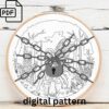 enchanted fairy embroidery hand embroidery pattern, enchanted fairy pattern, hand embroidery, hand embroidery pdf