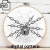 floral ladybug embroidery hand embroidery pattern, floral ladybug pattern, hand embroidery, hand embroidery pdf