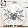 blooming garden hand embroidery pattern, blooming garden pattern, hand embroidery, hand embroidery pdf