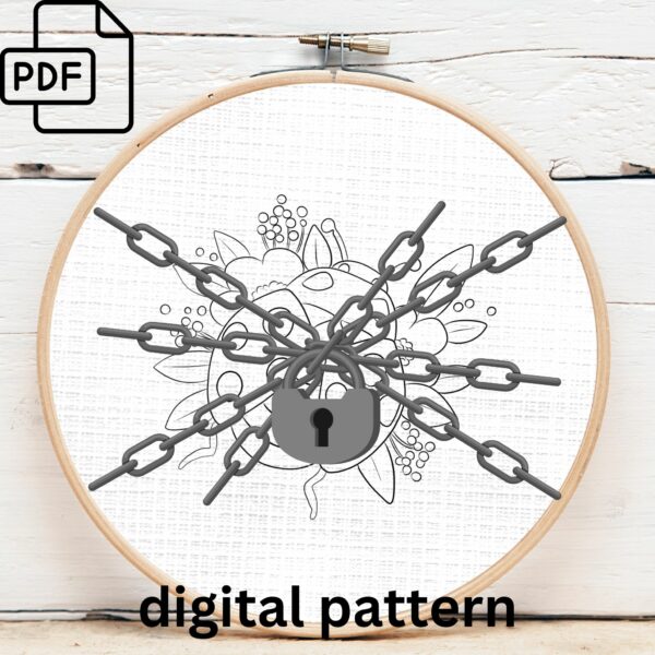 ladybug and floral embroidery hand embroidery pattern, ladybug and floral pattern, hand embroidery, hand embroidery pdf