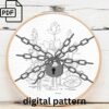 lotus embroidery art hand embroidery pattern, lotus art pattern, hand embroidery, hand embroidery pdf