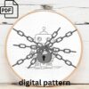 robot with flowers embroidery hand embroidery pattern, robot with flowers pattern, hand embroidery, hand embroidery pdf