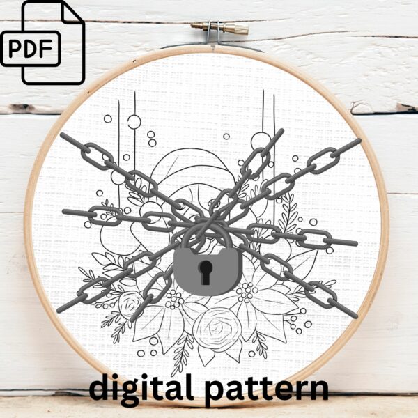 santa pup embroidery hand embroidery pattern, santa pup pattern, hand embroidery, hand embroidery pdf