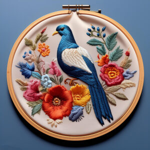 bluebird hand embroidery pattern, bluebird pattern, hand embroidery, hand embroidery pdf