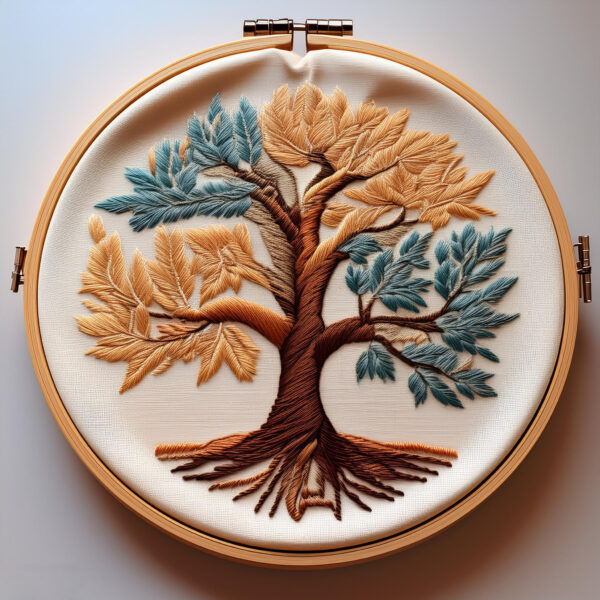 tree of life hand embroidery pattern, tree pattern, hand embroidery, hand embroidery pdf