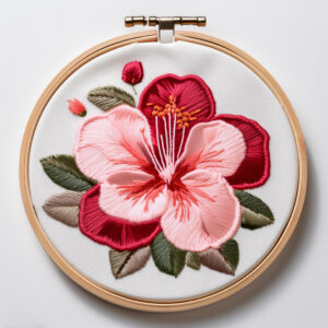 pink petals hand embroidery pattern, pink pattern, hand embroidery, hand embroidery pdf