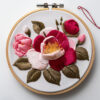 roses in various shades hand embroidery pattern, roses pattern, hand embroidery, hand embroidery pdf