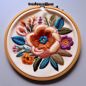 vibrant floral hand embroidery pattern, vibrant pattern, hand embroidery, hand embroidery pdf