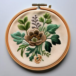 earthy floral embroidery design hand embroidery pattern, earthy pattern, hand embroidery, hand embroidery pdf