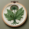 fern and bloom embroidery art hand embroidery pattern, fern pattern, hand embroidery, hand embroidery pdf