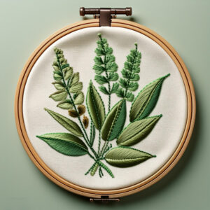 herbal harmony embroidery hand embroidery pattern, herbal pattern, hand embroidery, hand embroidery pdf