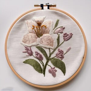 delicate floral embroidery hand embroidery pattern, delicate pattern, hand embroidery, hand embroidery pdf