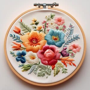 floral bloom embroidery hand embroidery pattern, floral pattern, hand embroidery, hand embroidery pdf