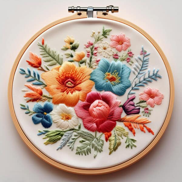 floral bloom embroidery hand embroidery pattern, floral pattern, hand embroidery, hand embroidery pdf
