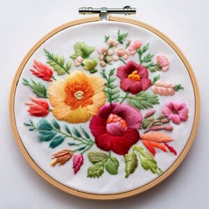 floral symphony hand embroidery pattern, floral pattern, hand embroidery, hand embroidery pdf