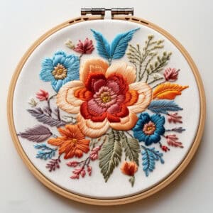 floral symphony's foliage hand embroidery pattern, floral pattern, hand embroidery, hand embroidery pdf