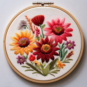 wildflower meadow hand embroidery pattern, wildflower pattern, hand embroidery, hand embroidery pdf