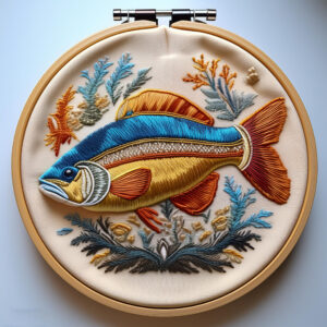 ocean’s jewel hand embroidery pattern, ocean’s pattern, hand embroidery, hand embroidery pdf