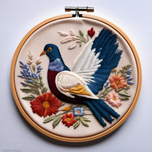 soaring serenity hand embroidery pattern, soaring pattern, hand embroidery, hand embroidery pdf