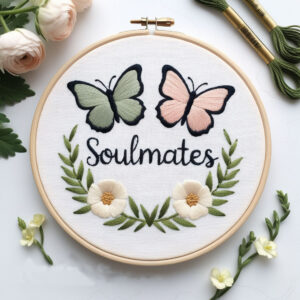 batterflies hand embroidery pattern, batterflies pattern, hand embroidery, hand embroidery pdf