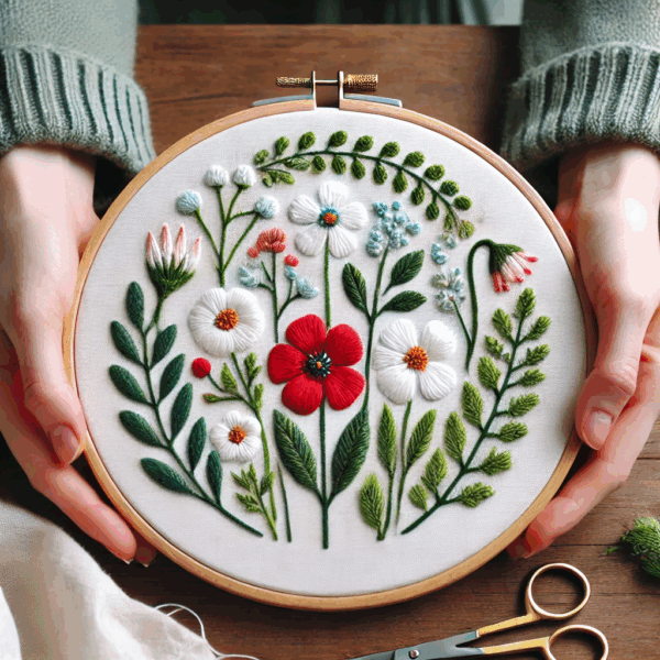 variety of flowers hand embroidery pattern, variety pattern, hand embroidery, hand embroidery pdf