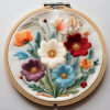 beautifully detailed floral hand embroidery pattern, beautifully pattern, hand embroidery, hand embroidery pdf
