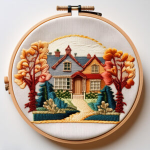 autumn elegance hand embroidery pattern, autumn pattern, hand embroidery, hand embroidery pdf
