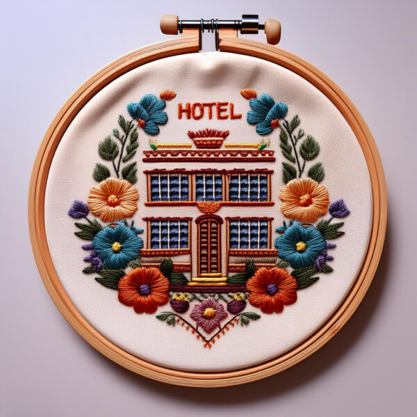 boutique hotel elegance hand embroidery pattern, boutique pattern, hand embroidery, hand embroidery pdf