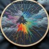 celestial rainbow embroidery hand embroidery pattern, celestial rainbow pattern, hand embroidery, hand embroidery pdf
