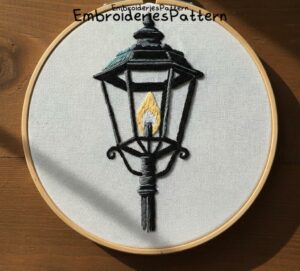 lantern embroidery art hand embroidery pattern, lantern art pattern, hand embroidery, hand embroidery pdf