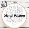 golden corn embroidery art hand embroidery pattern, golden pattern, hand embroidery, hand embroidery pdf