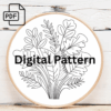 botanical bliss embroidery hand embroidery pattern, botanical pattern, hand embroidery, hand embroidery pdf