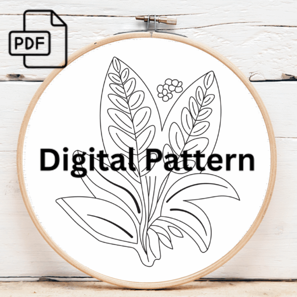 flourishing fields embroidery hand embroidery pattern, flourishing pattern, hand embroidery, hand embroidery pdf
