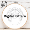 nomadic royalty hand embroidery pattern, nomadic pattern, hand embroidery, hand embroidery pdf
