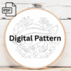 ocean’s jewel hand embroidery pattern, ocean’s pattern, hand embroidery, hand embroidery pdf