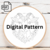 panda hand embroidery pattern, panda pattern, hand embroidery, hand embroidery pdf