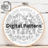 love makes family hand embroidery pattern, love pattern, hand embroidery, hand embroidery pdf
