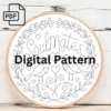 soulmates birds hand embroidery pattern, soulmates pattern, hand embroidery, hand embroidery pdf
