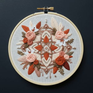 embroidery-floral-design-hoop-hanging-wall-3