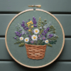 embroidery-basket-flowers-green-wall