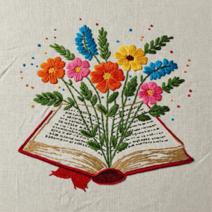 embroidery-book-flowers-red-ribbon