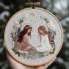 arafed-embroidery-two-women-sitting-garden