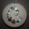 embroidery-floral-design-hoop-wooden-frame