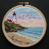 embroidery-lighthouse-rock-seagulls-flying-over