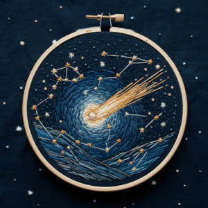 embroidery-star-filled-sky-shooting-star